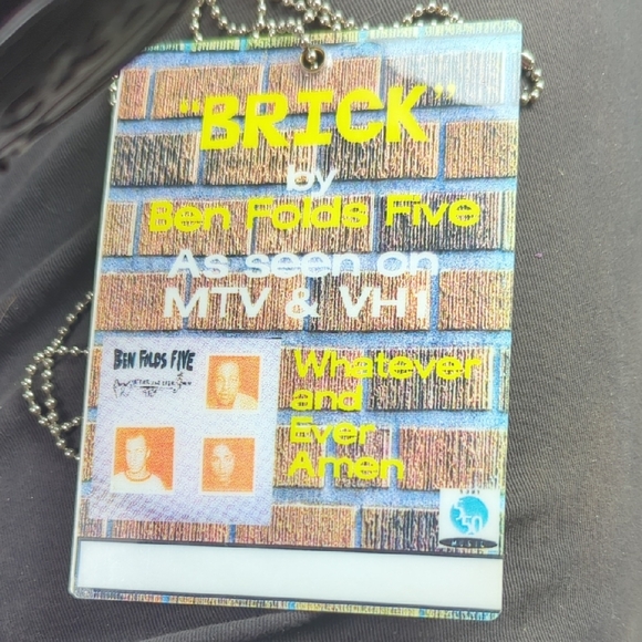 Ben Folds Five 'Brick' Album Promo Badge - Picture 2 of 2